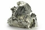 Gleaming, Cubic Pyrite Crystal Cluster - Peru #225987-1